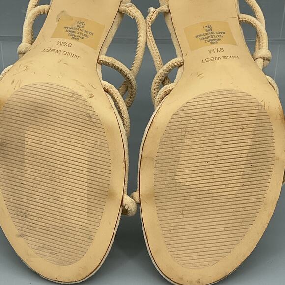 Nine West Women’s Kims Strappy Sandals Beige Size 9.5M - Picture 10 of 10